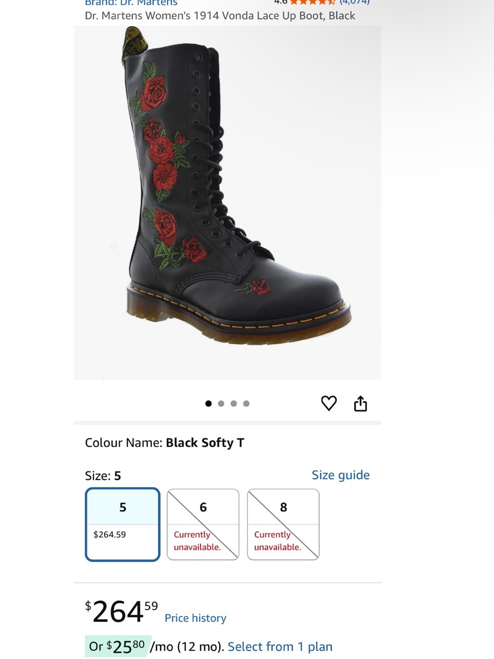 Dr. Martens 1914 Vonda Boots - Picture 4 of 12